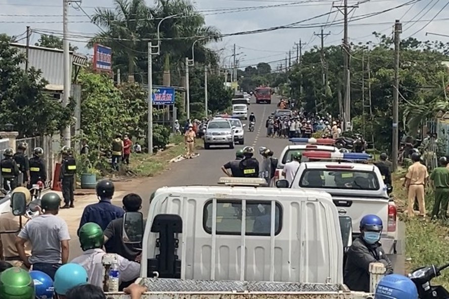  Hiện trường vụ việc. Ảnh: Tuấn Nguyễn