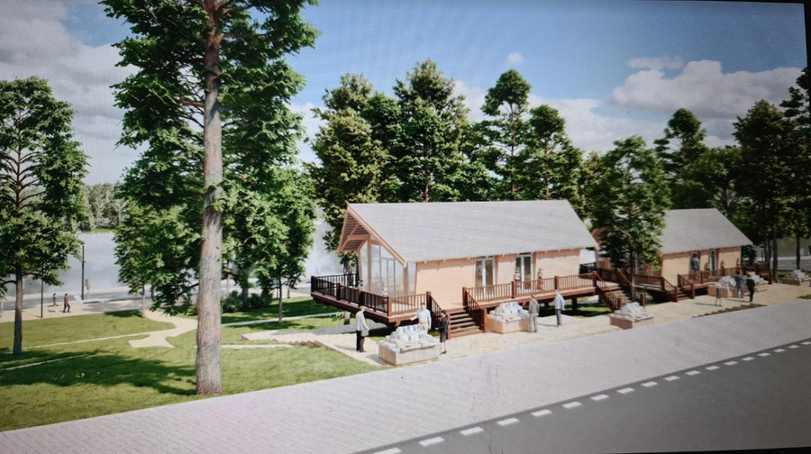  Nhà sách trên đường sách được thiết kế theo dạng nhà rông Tây nguyên. Ảnh: Tư Liệu