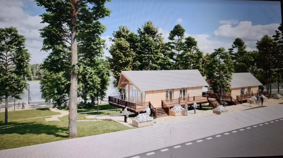  Nhà sách trên đường sách được thiết kế theo dạng nhà rông Tây nguyên. Ảnh: Tư Liệu