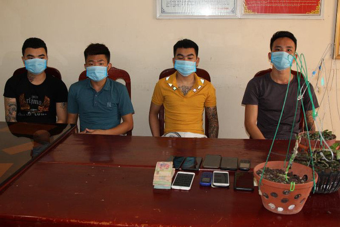 Các đối tượng trong một đường dây bán lan đột biến lừa đảo bị công an bắt giữ. Ảnh: CACC Các đối tượng trong một đường dây bán lan đột biến lừa đảo bị công an bắt giữ. Ảnh: CACC