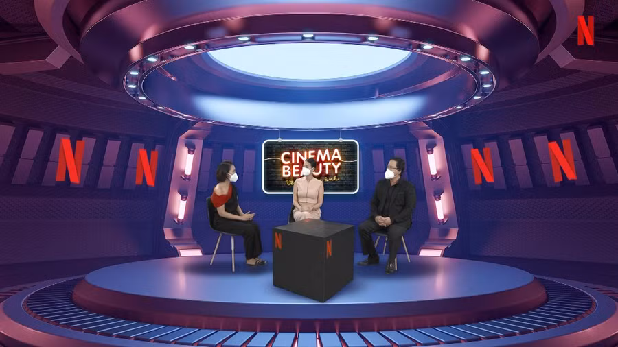 Toàn cảnh buổi tọa đàm công bố Qũy “Vẻ đẹp điện ảnh - Kinh tế sáng tạo Việt Nam”. Ảnh: NETFLIX