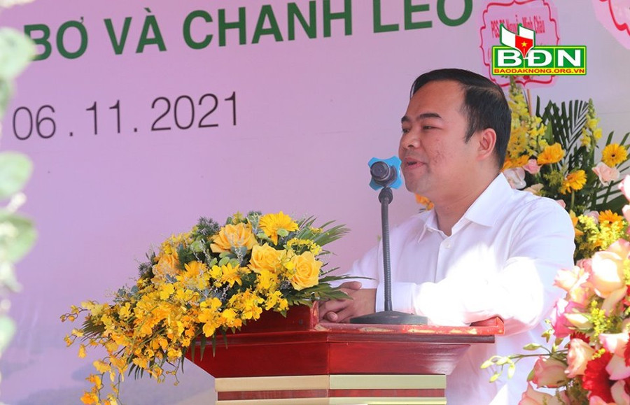 Ông Nguyễn Trung Kiên, Tổng Giám đốc Công ty Cổ phần Orivi Highland cam kết sẽ xây dựng đúng tiến độ để đưa Dự án đi vào hoạt động vào tháng 5/2022