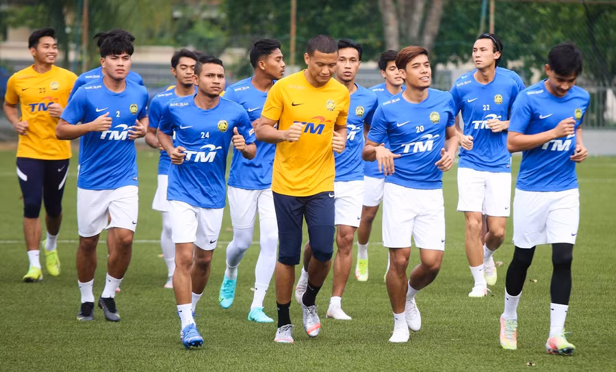 Tuyển Malaysia đặt mục tiêu vào chung kết AFF Cup 2020. Ảnh: FAM