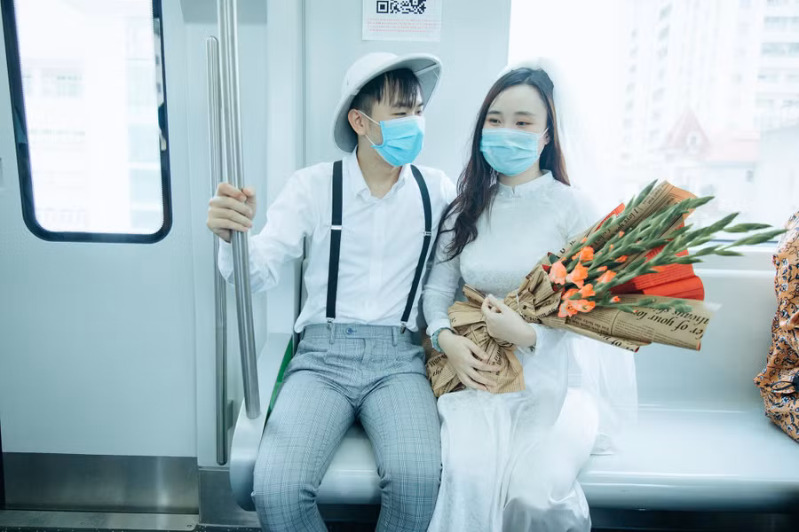  Bộ ảnh cưới nhận được nhiệt lượt tương tác từ cư dân mạng. Ảnh: Vũ Ngọc Thiện