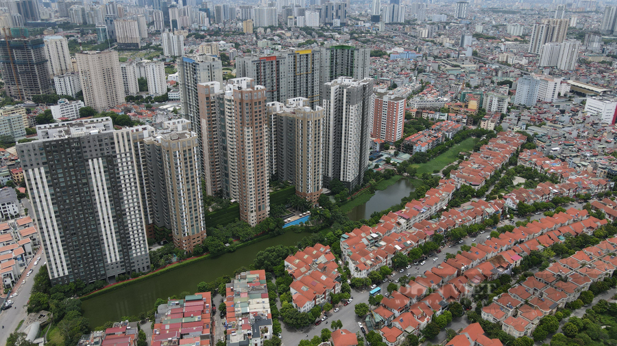 Một góc khu đô thị "Làng Việt Kiều châu Âu" tại quận Hà Đông, Hà Nội. Ảnh: Trần Kháng Một góc khu đô thị