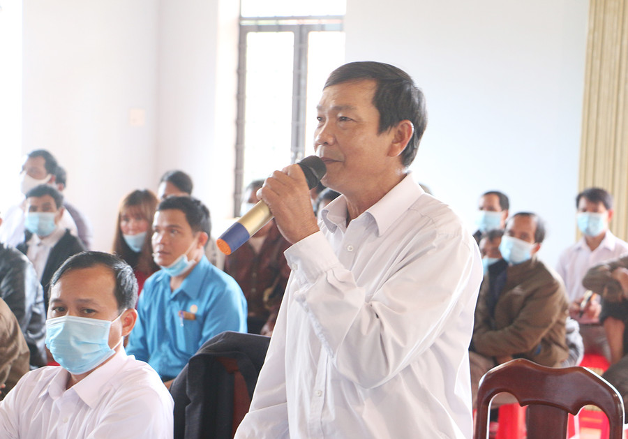 ử tri 5 xã phía Đông của huyện Mang Yang mong muốn Quốc hội quan tâm bố trí vốn nâng cấp, sửa chữa đồng bộ đường tỉnh lộ 666. Ảnh: Quang Tấn