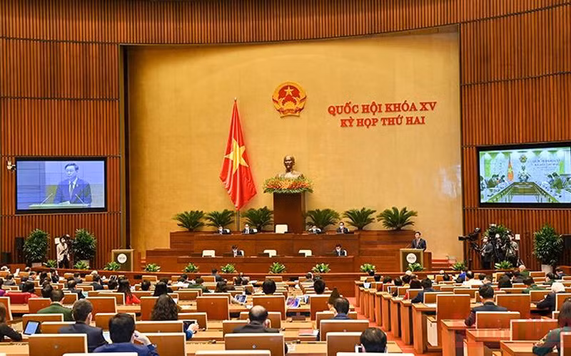 Quang cảnh phiên làm việc ngày 20/10 của Quốc hội