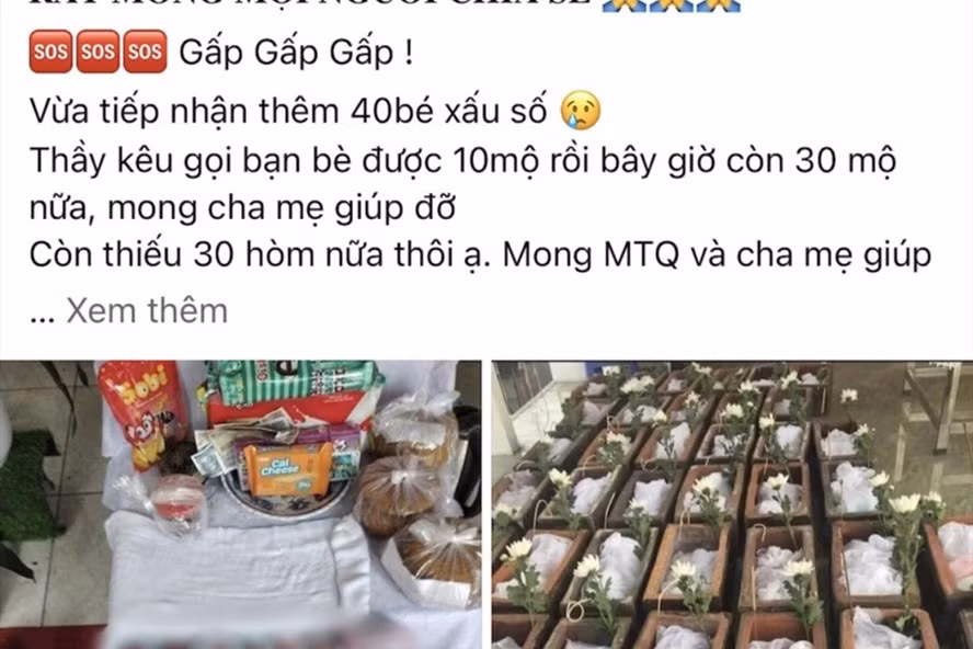 Facebook ảo do Trần Văn Dũng lập ra để kêu gọi tiền từ thiện rồi chiếm đoạt - Ảnh: Đức Vũ