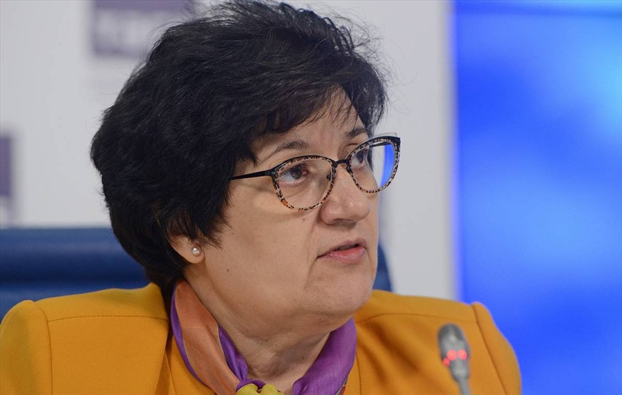 Đại diện Tổ chức Y tế Thế giới tại Nga, bà Melita Vujnovic. Ảnh: TASS