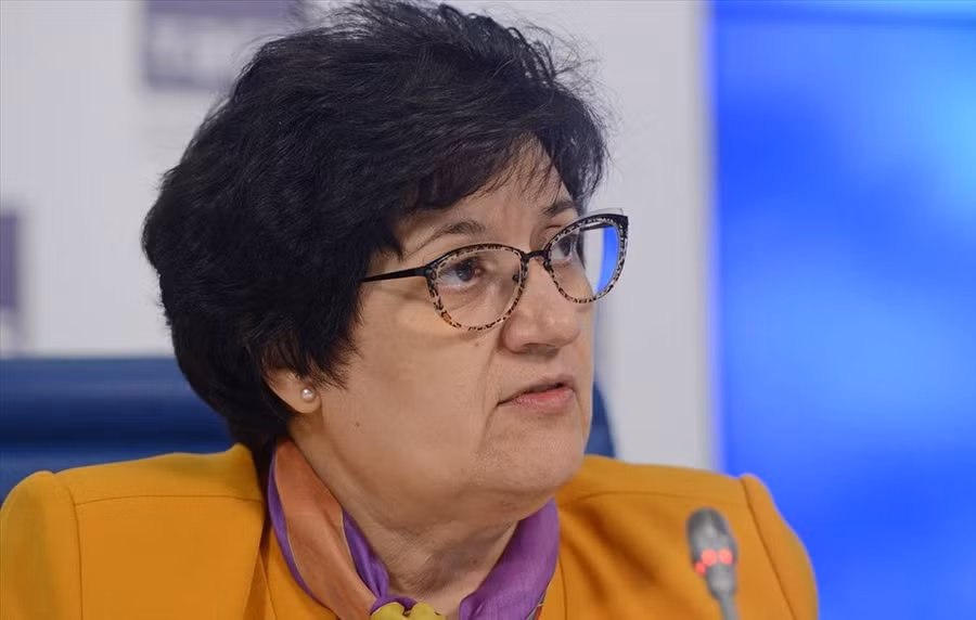 Đại diện Tổ chức Y tế Thế giới tại Nga, bà Melita Vujnovic. Ảnh: TASS