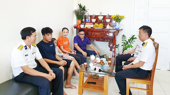 Tổ ấm bình yên của gia đình Trung tá Lý Tiến Công.