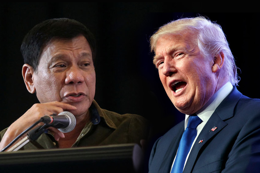Ông Trump mời Tổng thống Philippines Rodrigo Duterte đến Nhà Trắng.