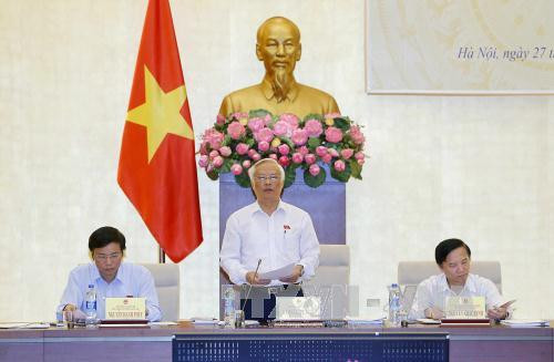 Phó Chủ tịch Quốc hội Uông Chu Lưu phát biểu. Phó Chủ tịch Quốc hội Uông Chu Lưu phát biểu.