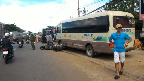 Hiện trường vụ tai nạn