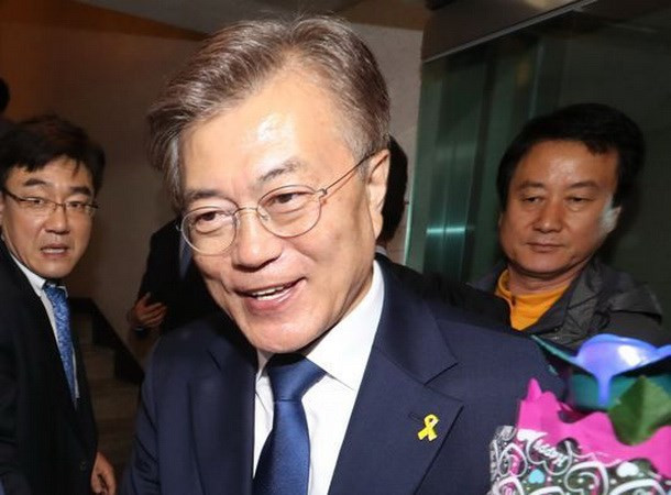 Tân Tổng thống Hàn Quốc Moon Jae-in.