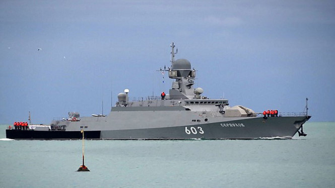 Serpukhov 603, một trong 3 tàu chiến Nga đến Baltic Serpukhov 603, một trong 3 tàu chiến Nga đến Baltic