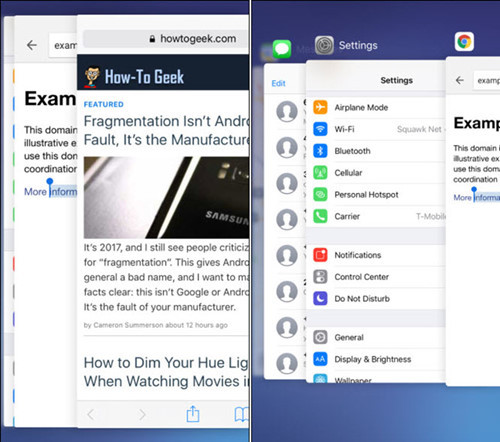 Tính năng 3D Touch giúp bạn tiện lợi hơn khi chuyển đổi giữa các ứng dụng.