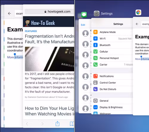 Tính năng 3D Touch giúp bạn tiện lợi hơn khi chuyển đổi giữa các ứng dụng.