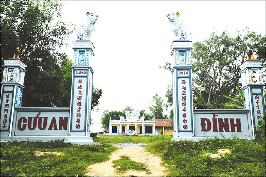 Đình làng Cửu An. Ảnh: Hoàng Ngọc Đình làng Cửu An. Ảnh: hoàng ngọc