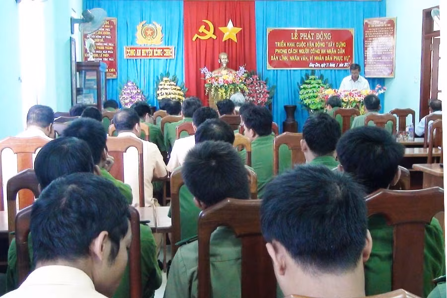  Quang cảnh lễ phát động. Ảnh: Ngô Chiến