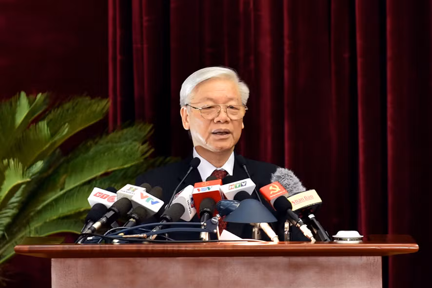 Tổng Bí thư Nguyễn Phú Trọng phát biểu khai mạc Hội nghị Trung ương 5.