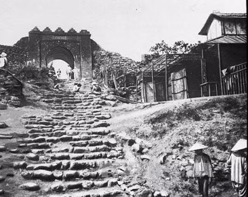 Hình ảnh Hải Vân Quan dưới thời Nguyễn.