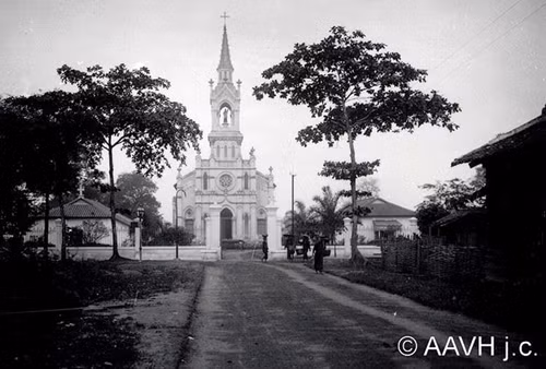 Nhà thờ Chợ Quán năm 1904.