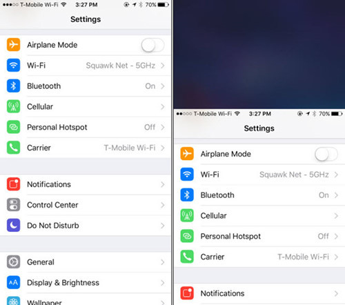 Cách làm này khác với nhấp đúp 2 lần vào nút Home, vốn hiển thị trình chuyển đổi ứng dụng.