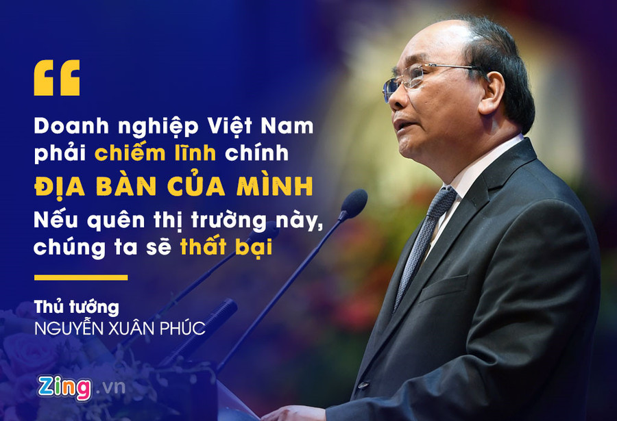 Thủ tướng kêu gọi doanh nghiệp hãy chiếm lĩnh trước tiên thị trường lớn thứ 13 của thế giới, lại là đồng bào của mình, từ đó đủ sức tiến lên từng bước, chiếm lĩnh thị trường với nhiều sản phẩm lợi thế của Việt Nam. Bỏ qua thị trường này, chúng ta thất bại. 2