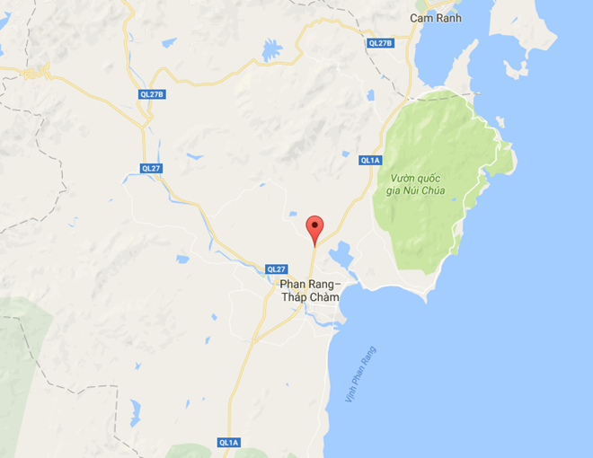 Nơi xảy ra vụ việc. (Nguồn: Google Maps) Nơi xảy ra vụ việc. (Nguồn: Google Maps)