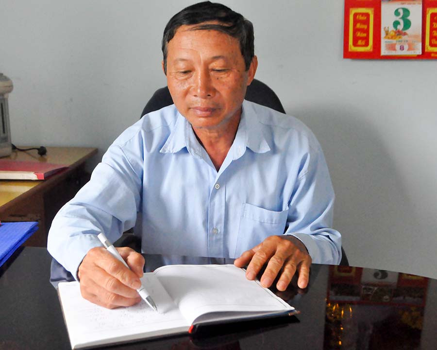 Ông Nguyễn Bá Thuận được các hội viên và mọi người tin yêu, tín nhiệm. Ảnh: M.K Ông Nguyễn Bá Thuận được các hội viên và mọi người tin yêu, tín nhiệm. Ảnh: M.K