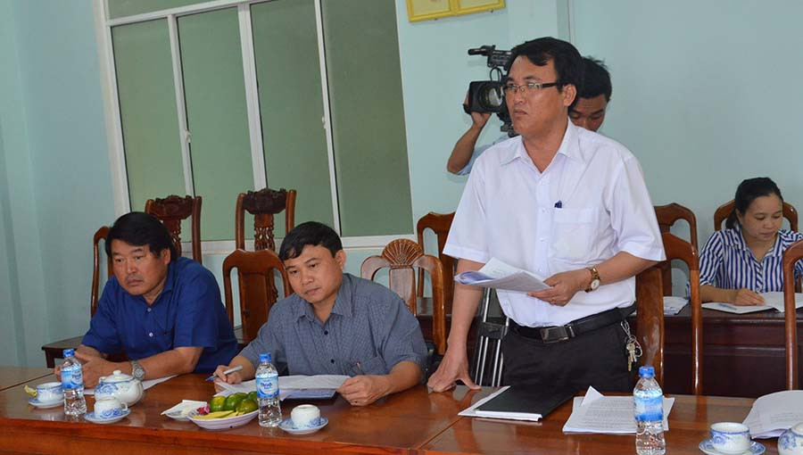 Chính quyền địa phương nêu lên những khó khăn bất cập. Ảnh: V.H Chính quyền địa phương nêu lên những khó khăn bất cập. Ảnh: V.H