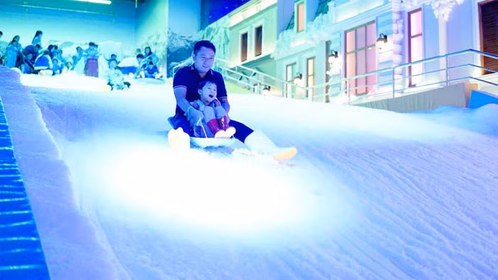 SnowTown Sài Gòn sẽ là trải nghiệm mới và thú vị cho các bé.