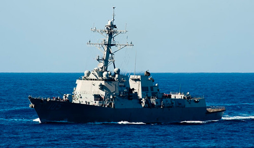 Tàu khu trục USS Dewey của Mỹ. Ảnh: USNavy