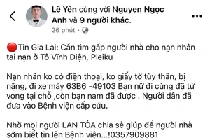 Pleiku: Thông tin vụ tai nạn giao thông trên đường Tô Vĩnh Diện là giả 