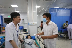 Sức khỏe các nạn nhân vụ lật xe đưa đón học sinh đã ổn định