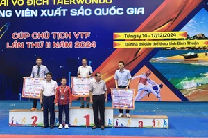 Gia Lai giành giải nhì toàn đoàn ở Giải vô địch Taekwondo vận động viên xuất sắc quốc gia