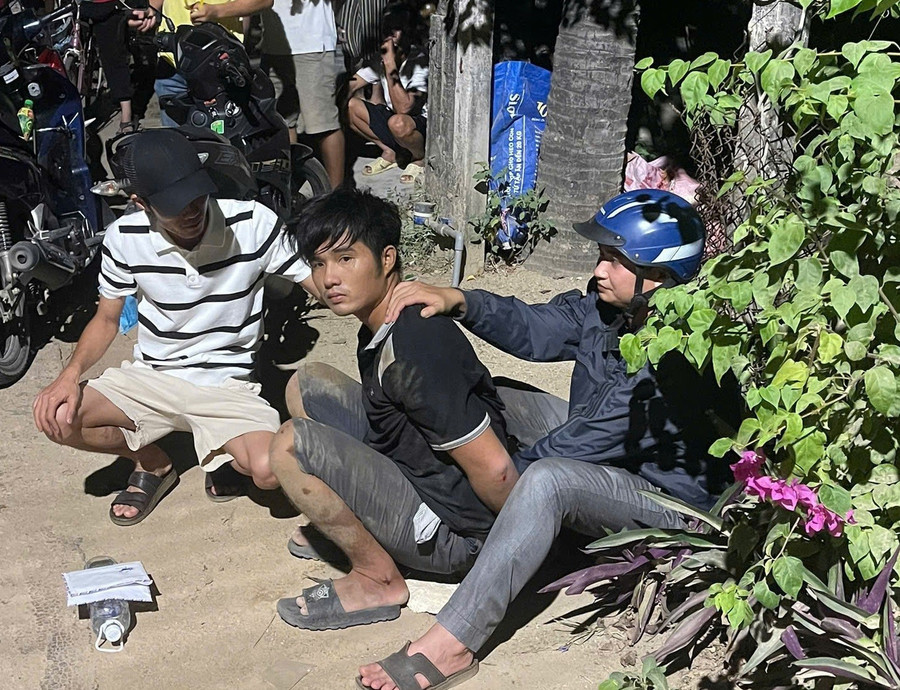 Đối tượng Phạm Tuấn Kiệt tại thời điểm bị phát hiện, bắt quả tang vì hành vi tàng trữ chất ma túy. Ảnh: ĐVCC 1-5627.jpg