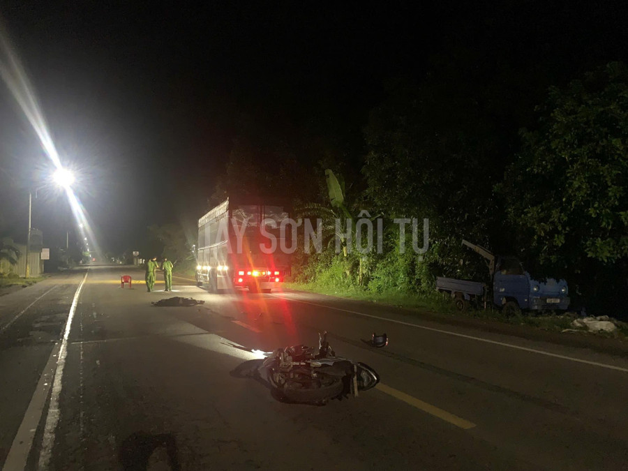 Hiện trường vụ tai nạn. Ảnh: Người dân cung cấp hien-truong-tai-nan.jpg