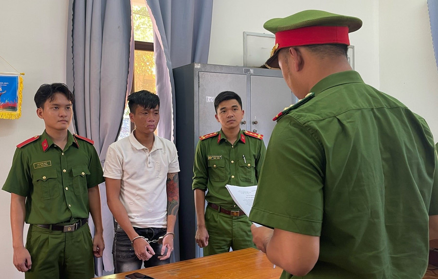 Đối tượng Nguyễn Đức Ninh bị khởi tố, bắt tạm giam. Ảnh: ĐVCC khoi-to-doi-tuong.jpg