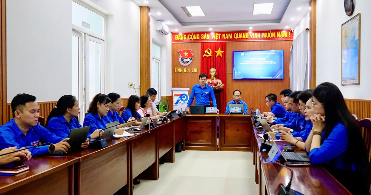 Giao ban công tác Đoàn và phong trào thanh thiếu nhi cụm số 4