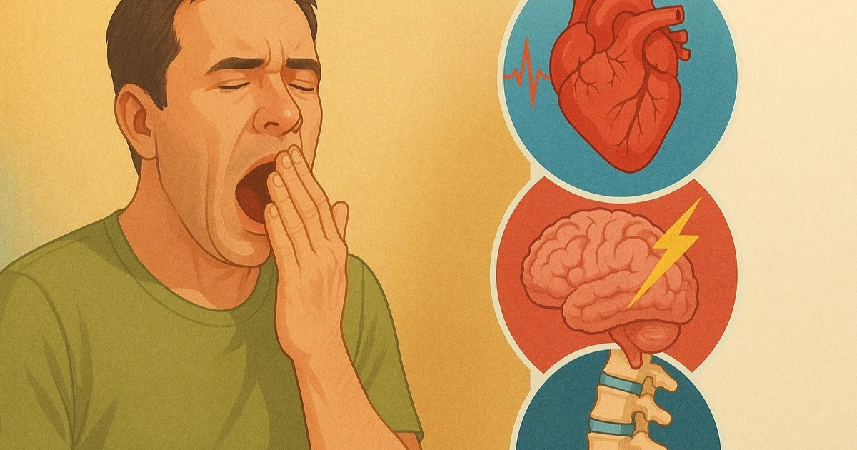 Ngáp quá mức: Dấu hiệu của nhiều bệnh lý nguy hiểm