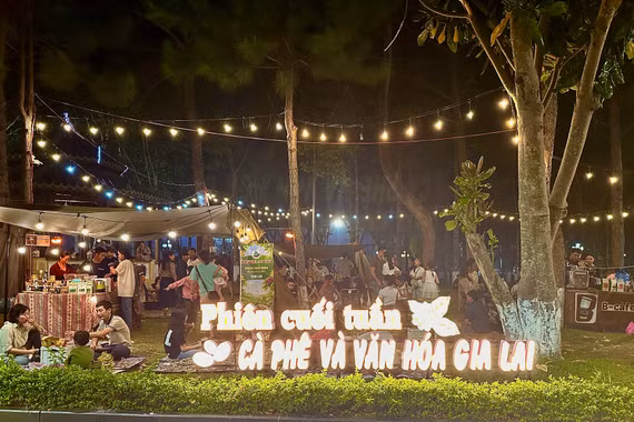 "Phiên cuối tuần cà phê và văn hóa Gia Lai" chính thức đi vào hoạt động.