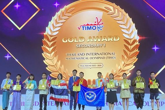 Học sinh Gia Lai giành 4 huy chương vàng tại Olympic Toán học TIMO 2026.