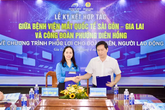Hỗ trợ 300 ca phẫu thuật đục thủy tinh thể miễn phí cho đoàn viên, người lao động phường Diên Hồng.