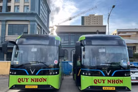 Xe buýt điện được đưa vào hoạt động từ ngày 15-9.