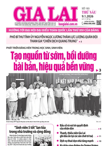 Báo Gia Lai số thứ sáu ngày 9-1-2026