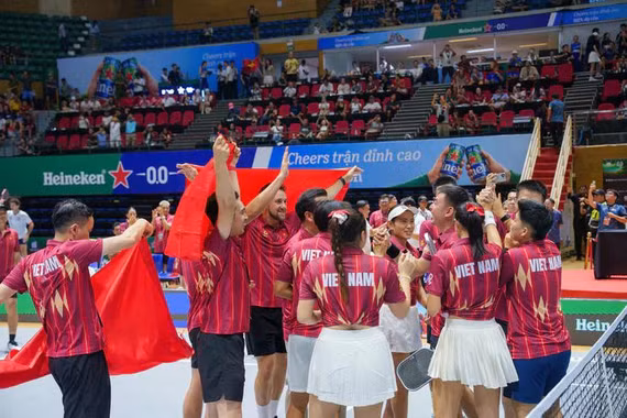 Việt Nam không thể tạo bất ngờ trước Mỹ ở trận chung kết Pickleball World Cup
