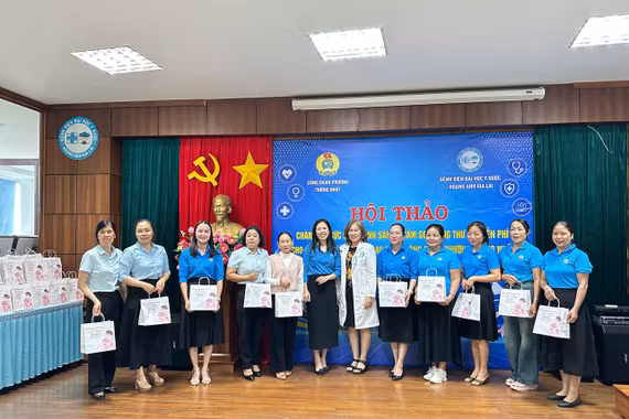 Gia Lai: Khám sàng lọc ung thư vú miễn phí cho 100 nữ đoàn viên công đoàn