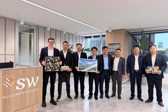 Đoàn công tác tỉnh Gia Lai làm việc với Công ty SW Accountants & Advisors (Australia)